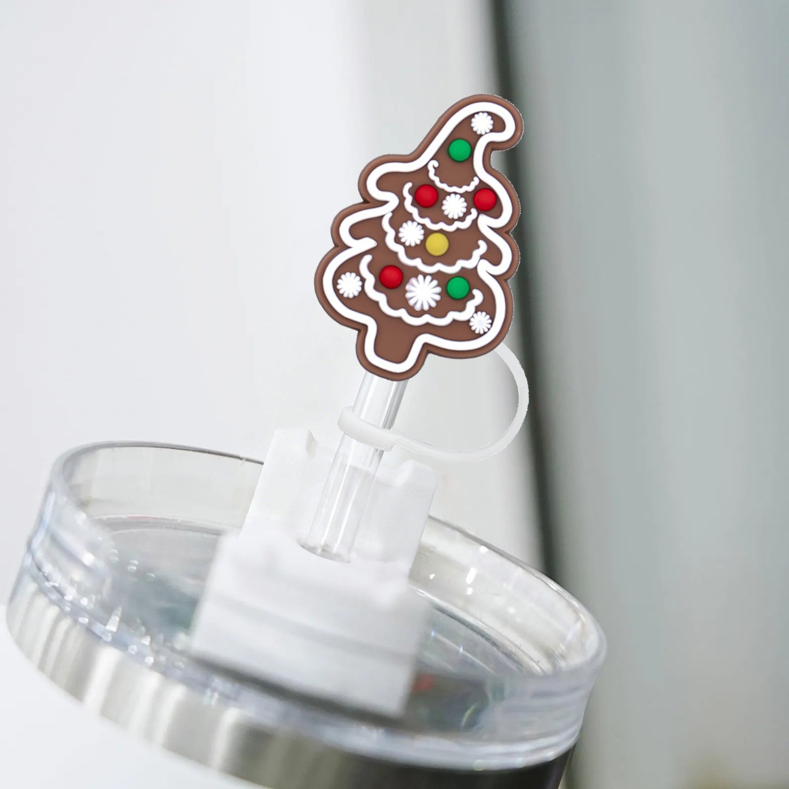 Christmas Trim Straw Protector