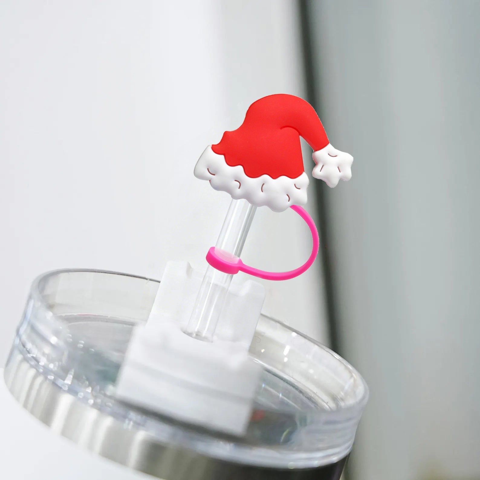 Christmas Trim Straw Protector