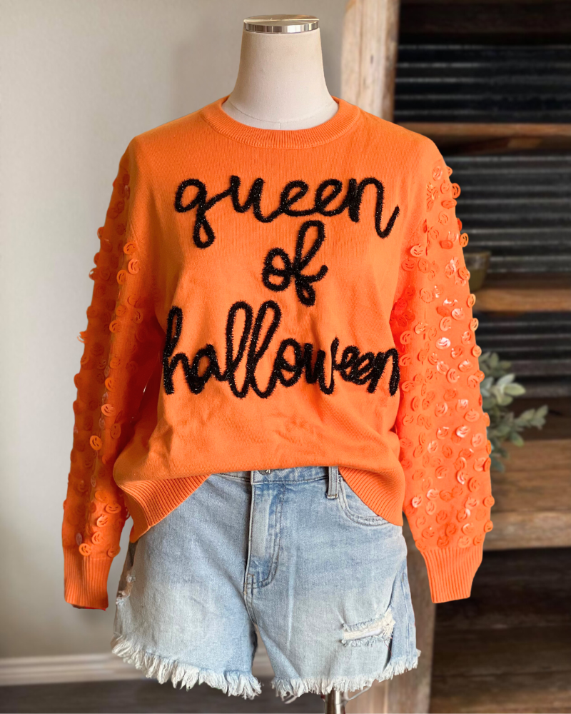 Queen Of Halloween Sweatshirt