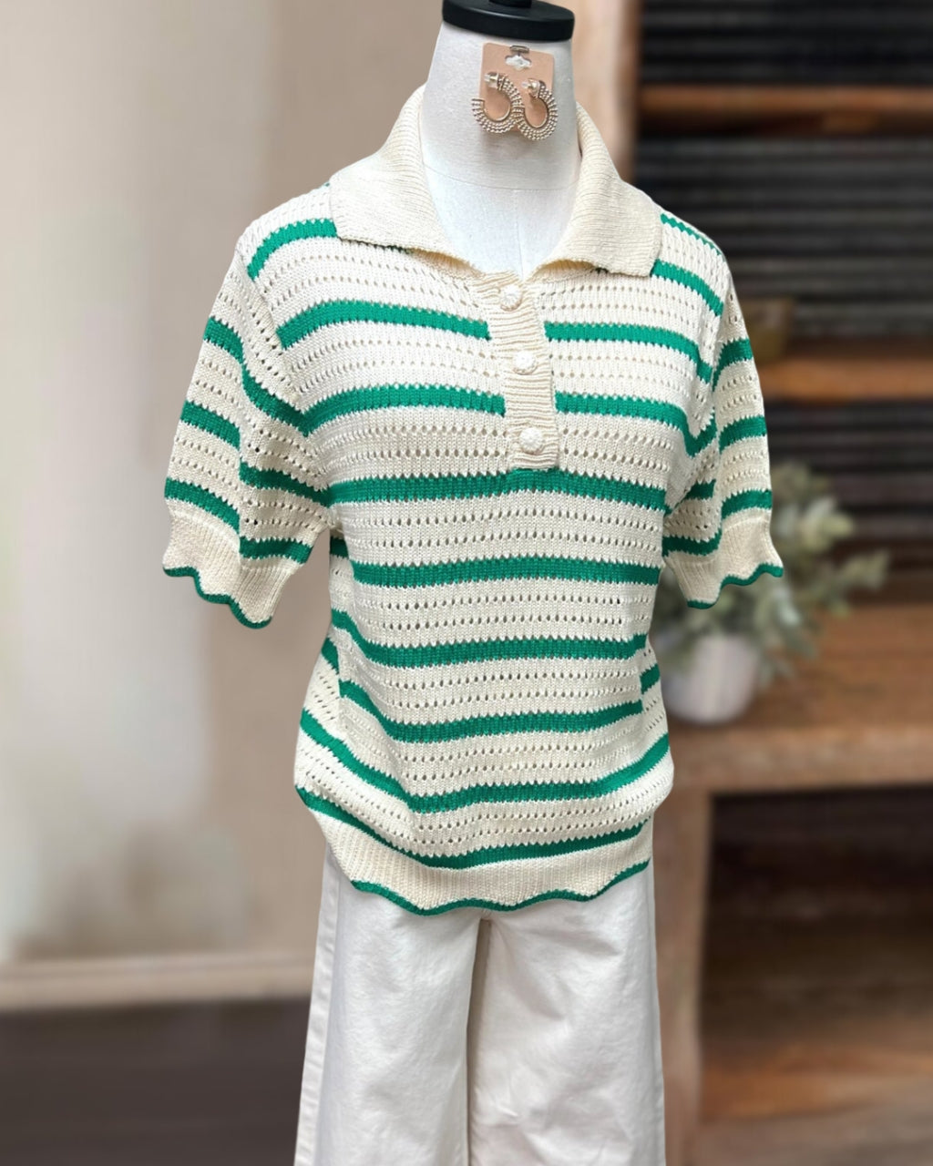 Playful Polo Top