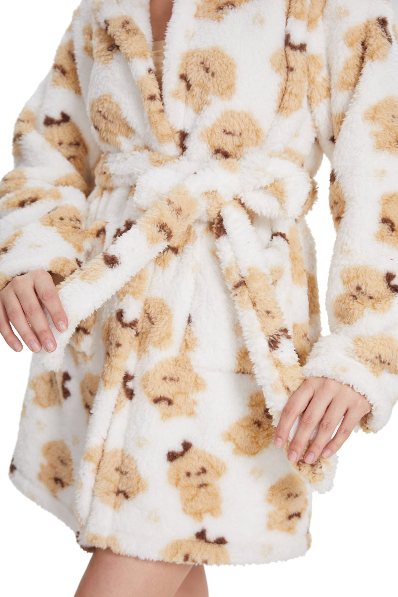 Plush Hooded Robe Puppy Pajama