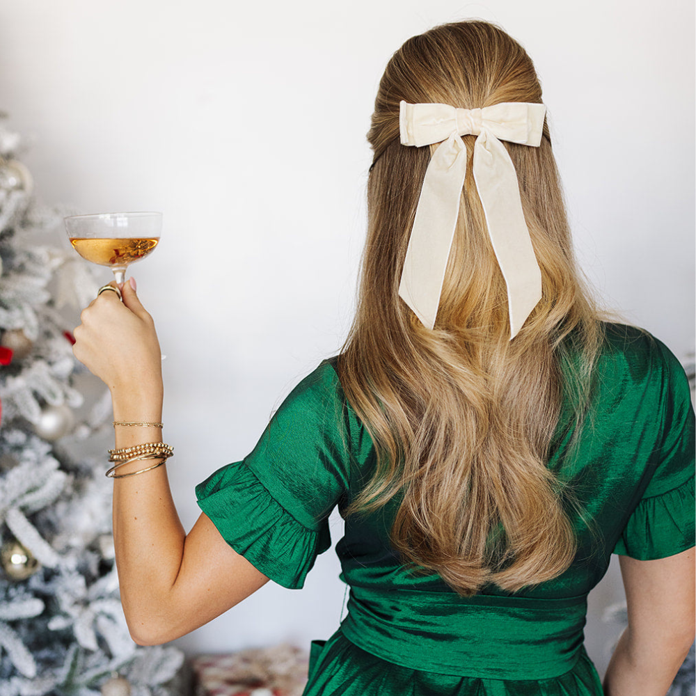 Festive Present Bow Hair Clip