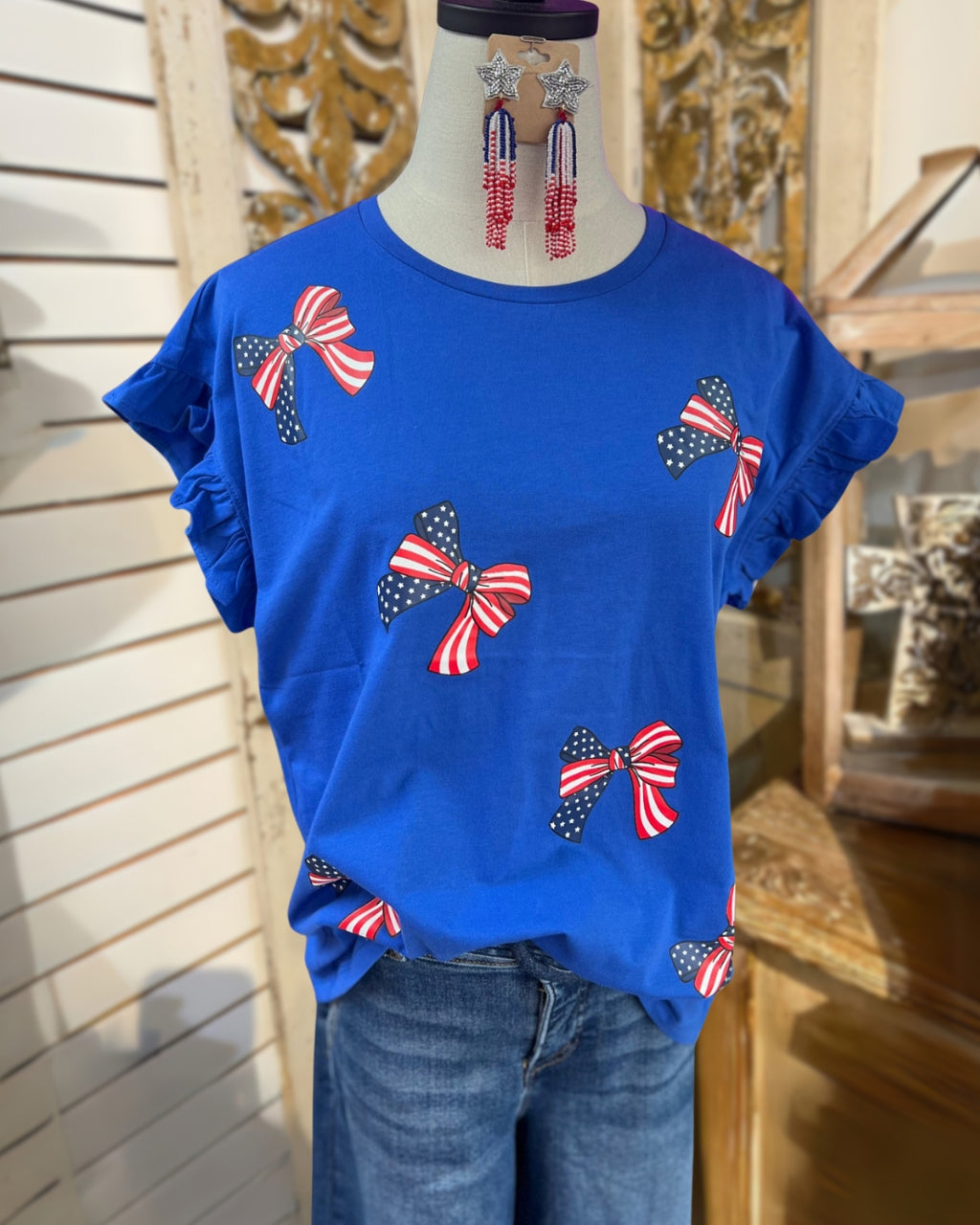 Flag Bows Tee