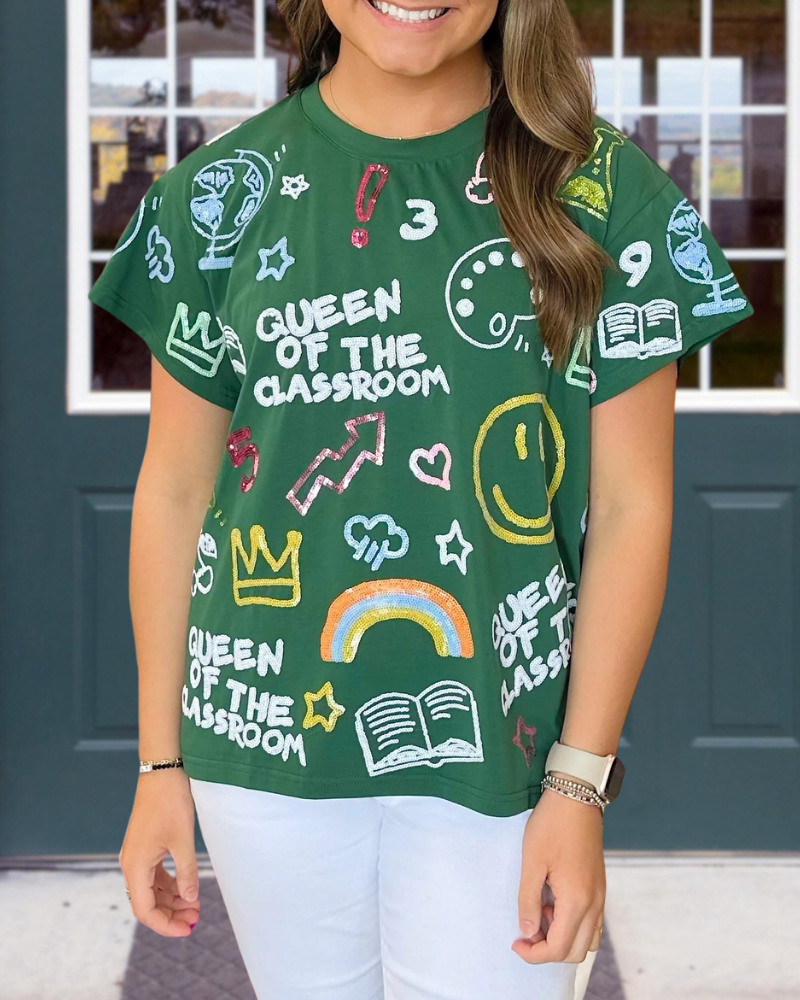 Classroom Learning Printed T-shirt