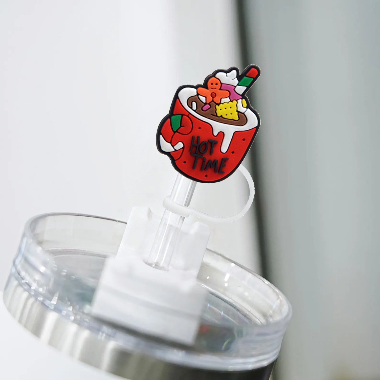 Christmas Trim Straw Protector