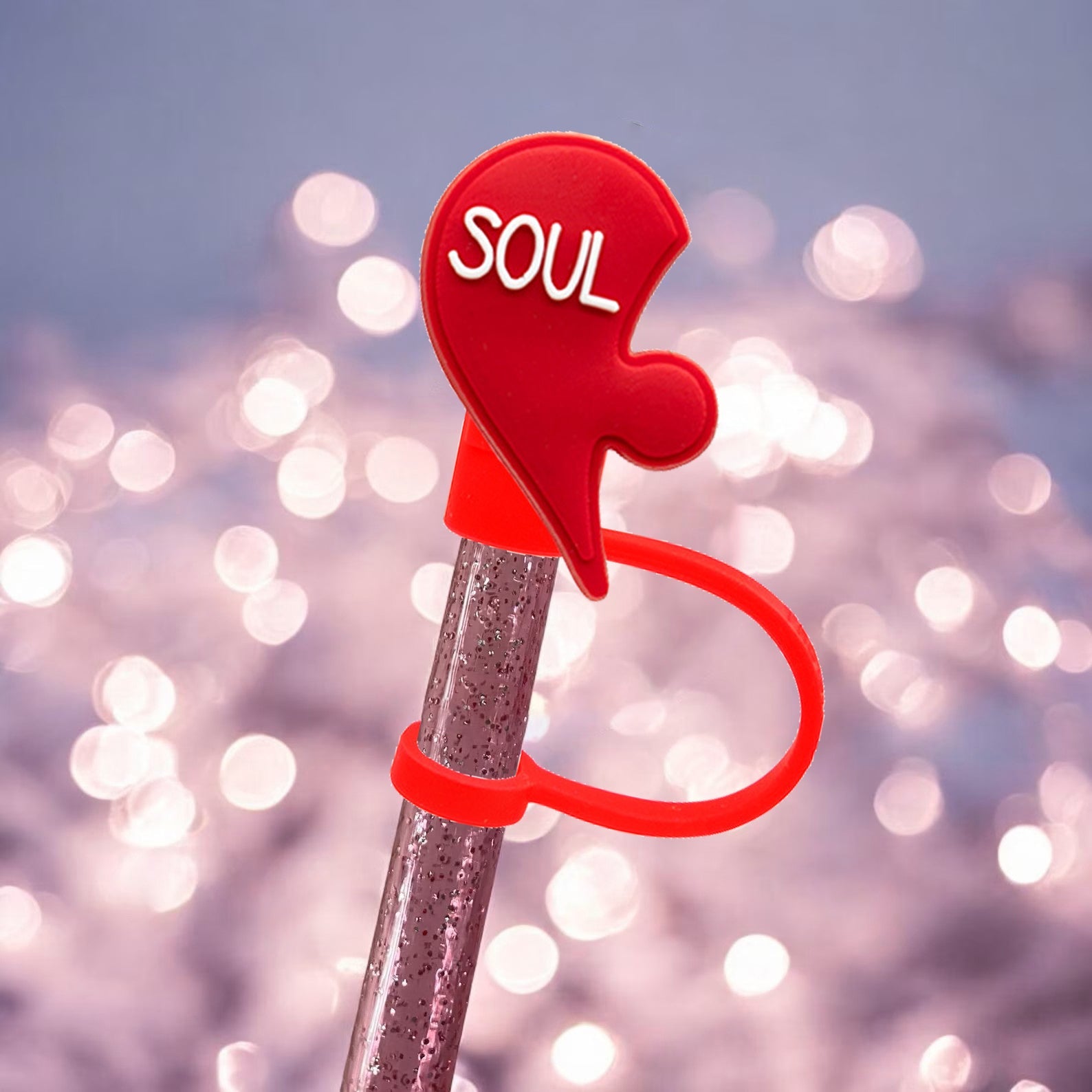 Valentine's Day Heart Straw Protector