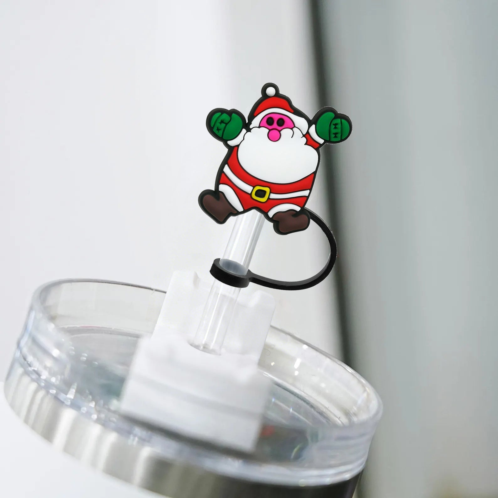 Christmas Trim Straw Protector