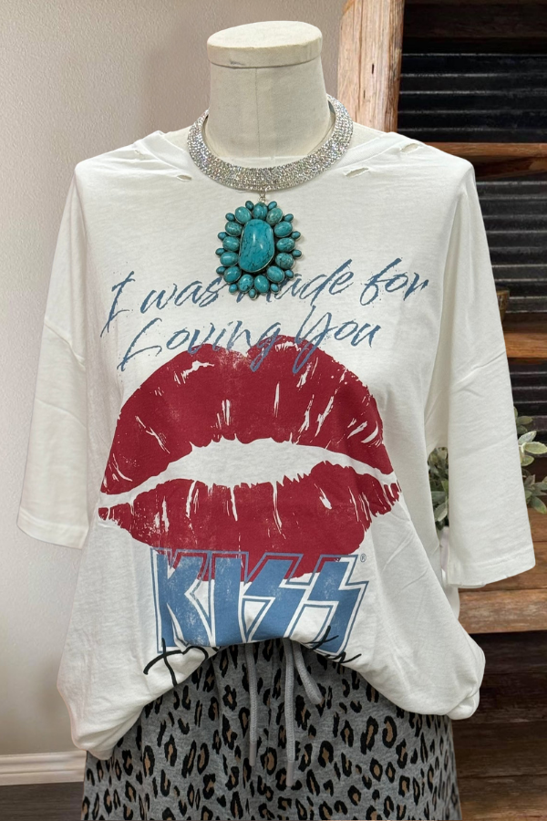 KISS Printed Crew Neck T-shirt