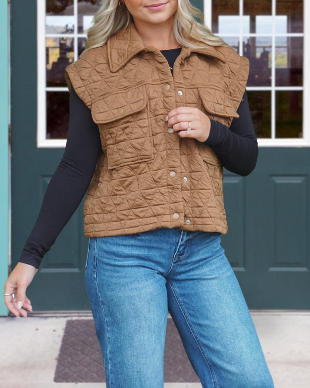 Triangle Quilted Vest