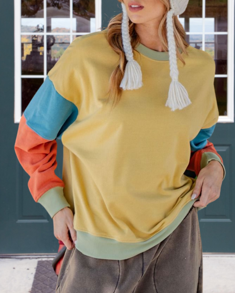 Easel Colorblock Pullover