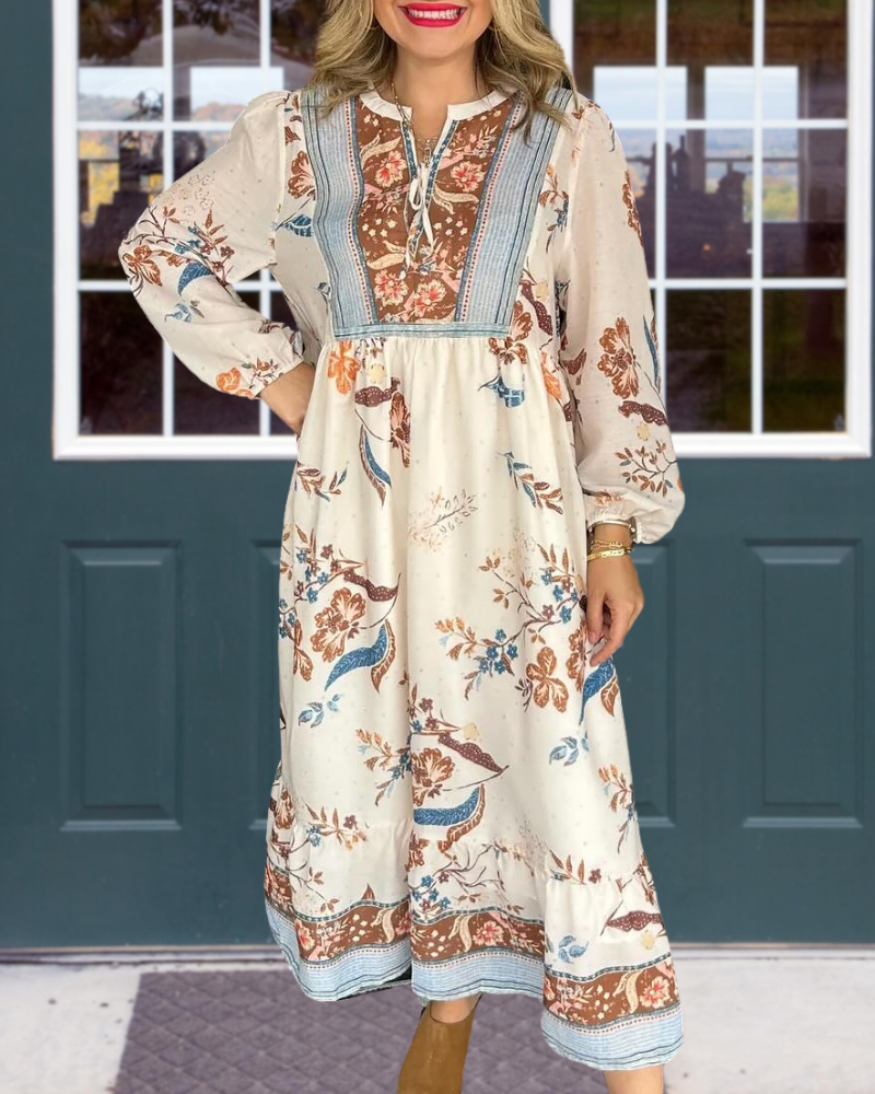 Floral Elegance Maxi Dress