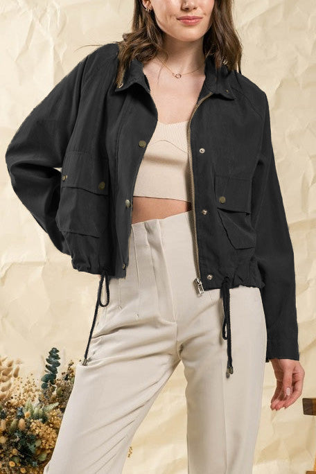 Suede-Like Lightweight Jacket