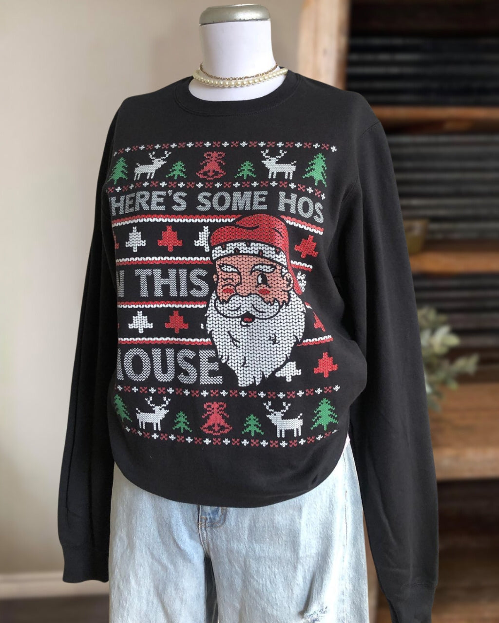 Mosaic Christmas Sweatshirt