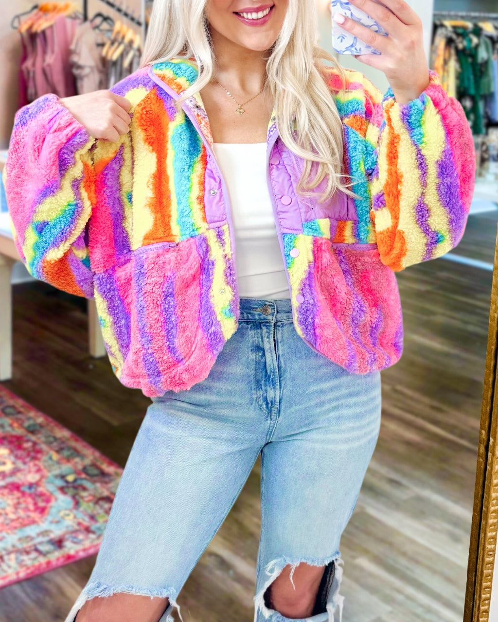 Colorful Teddy Jacket