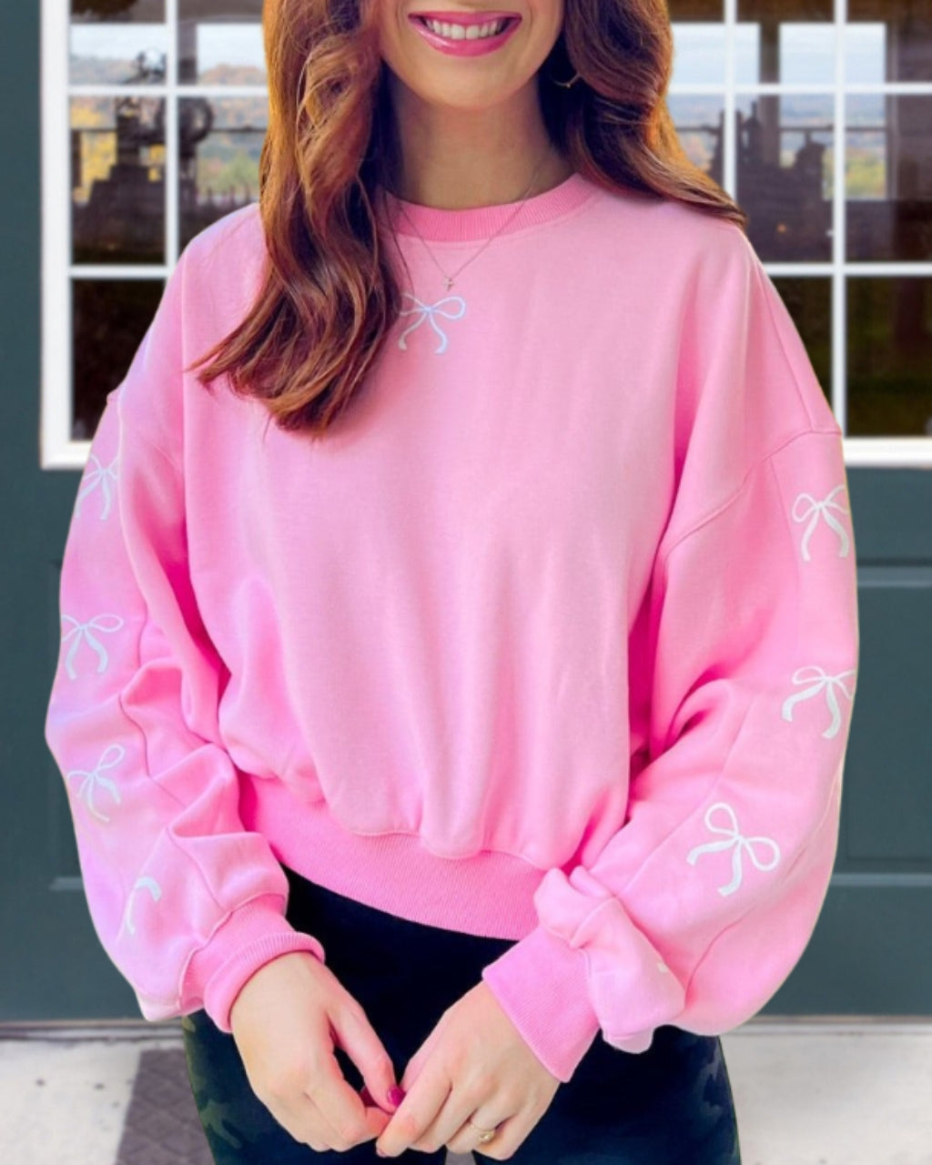 Bowknot Playful Sweatshirt