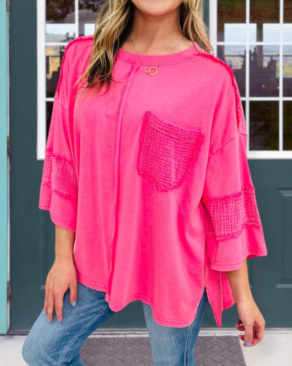 Flowy of Nostalgia Oversize Top