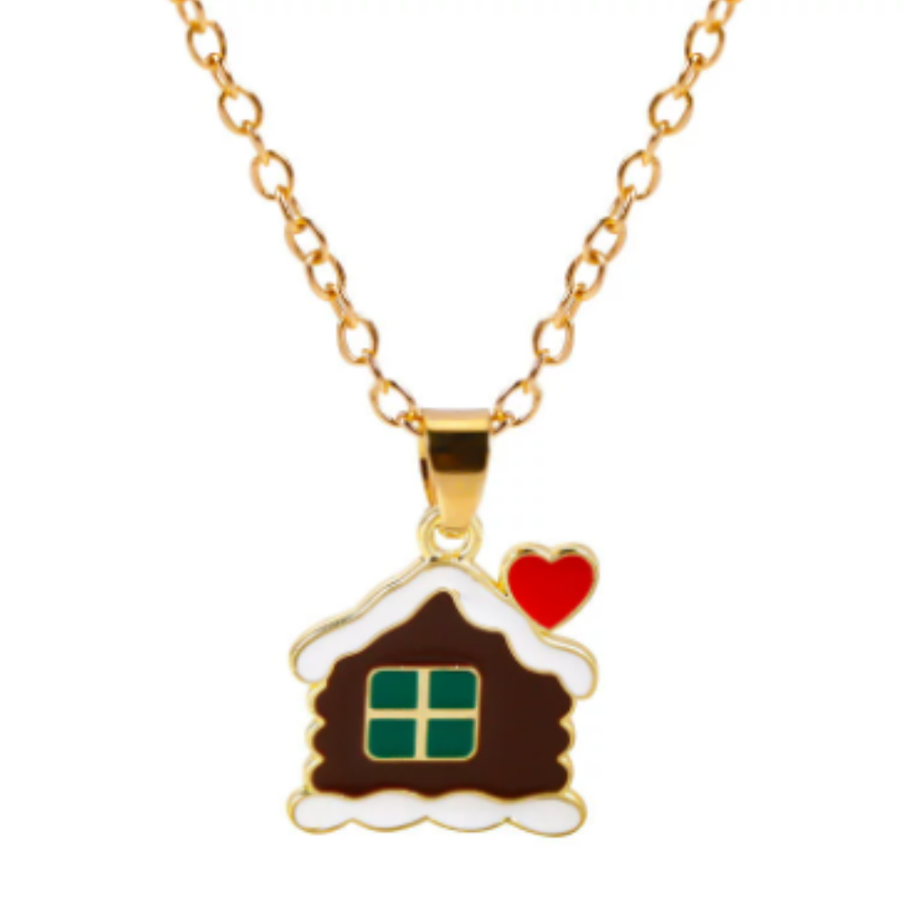 Fun Christmas Trim Necklace