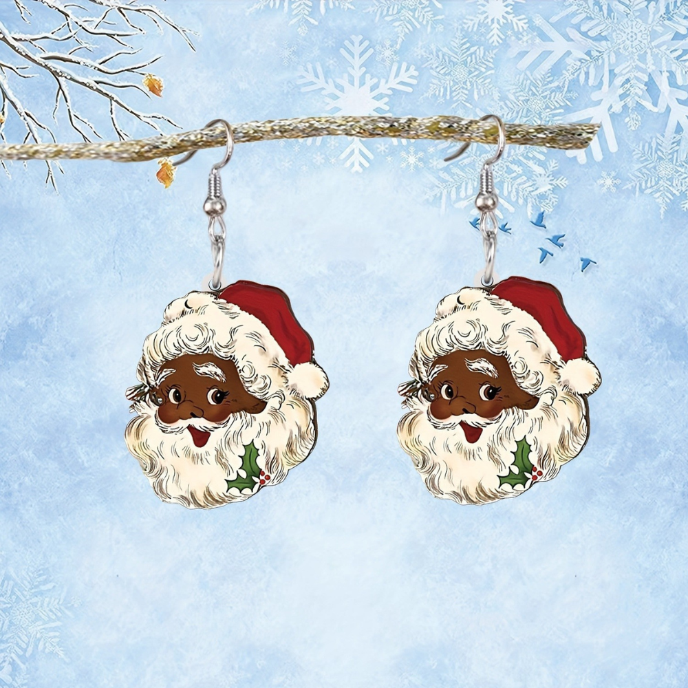Funny Santa Claus Earrings
