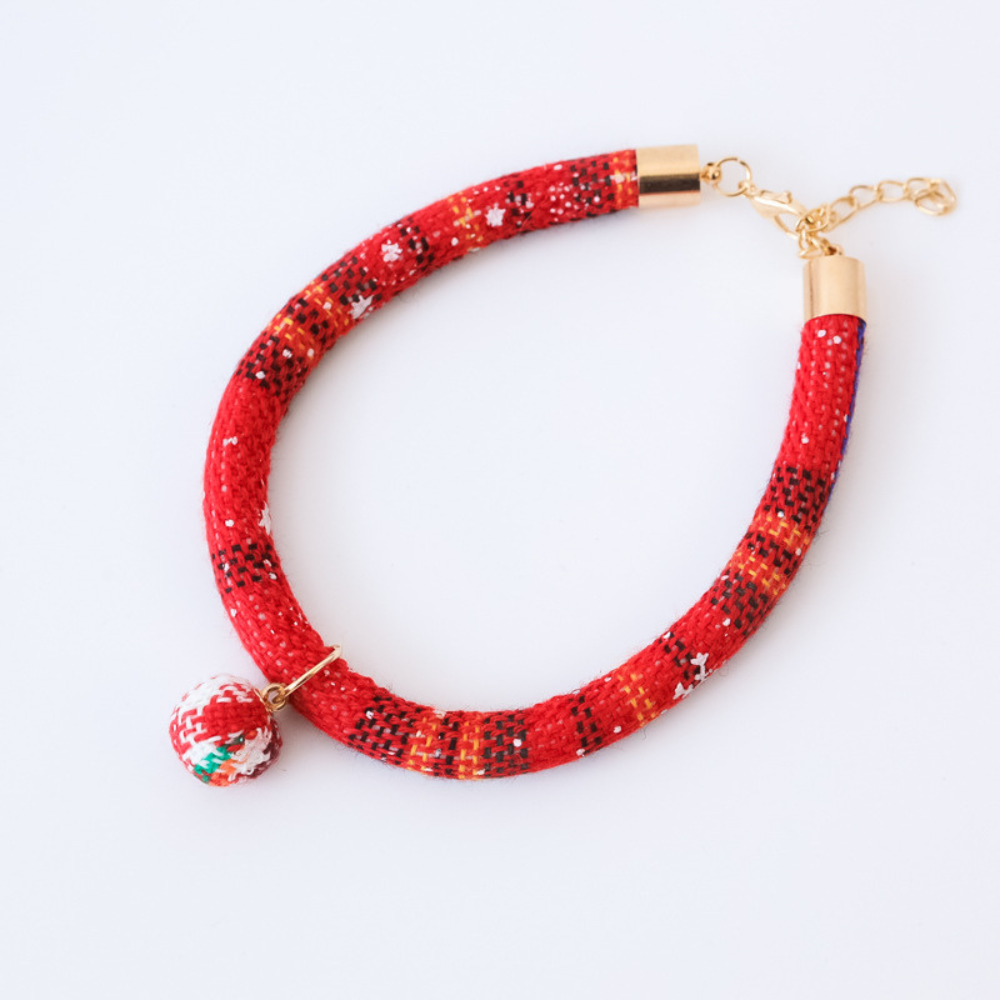Christmas Trim Pet Collar
