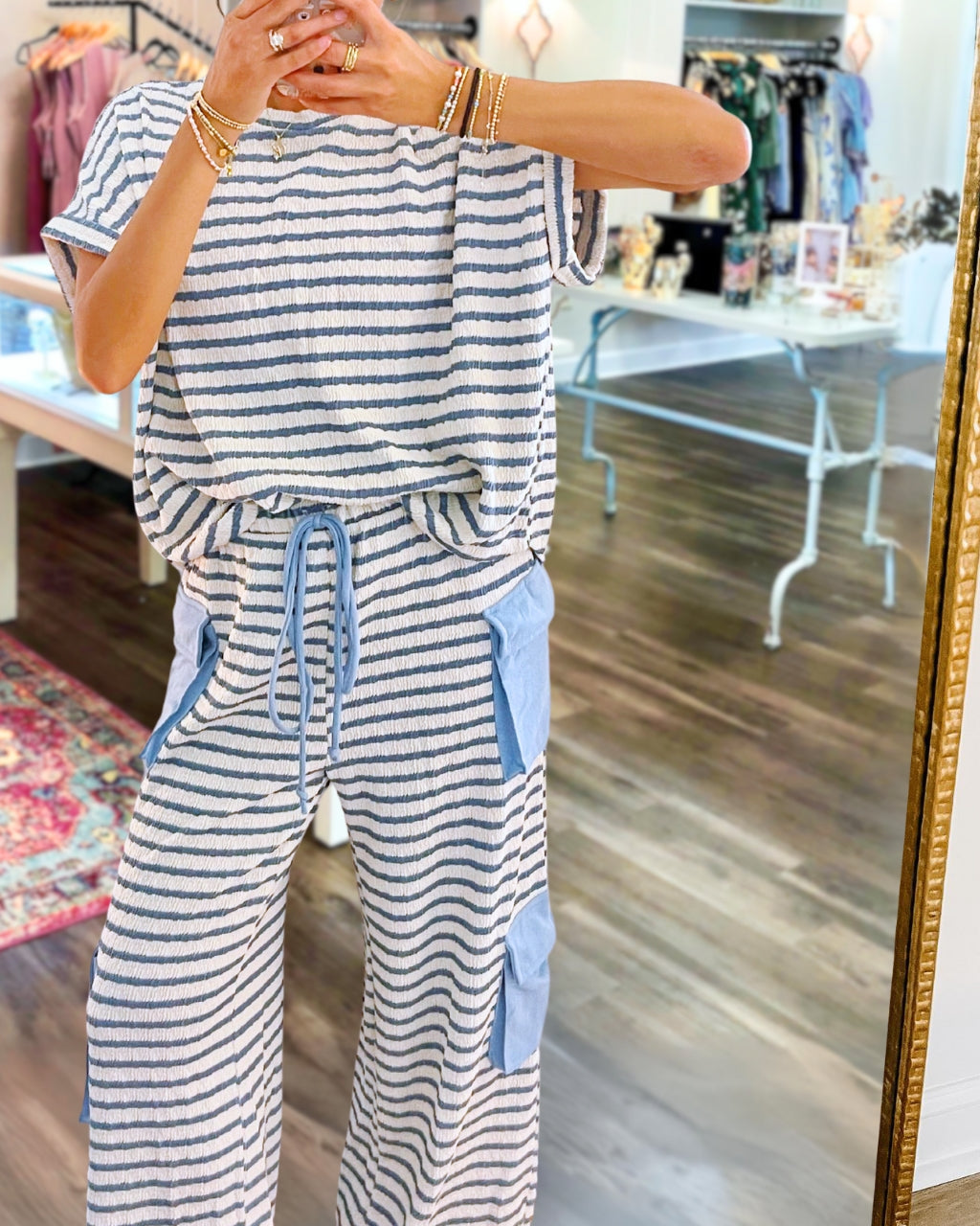 Tea Break Striped Set