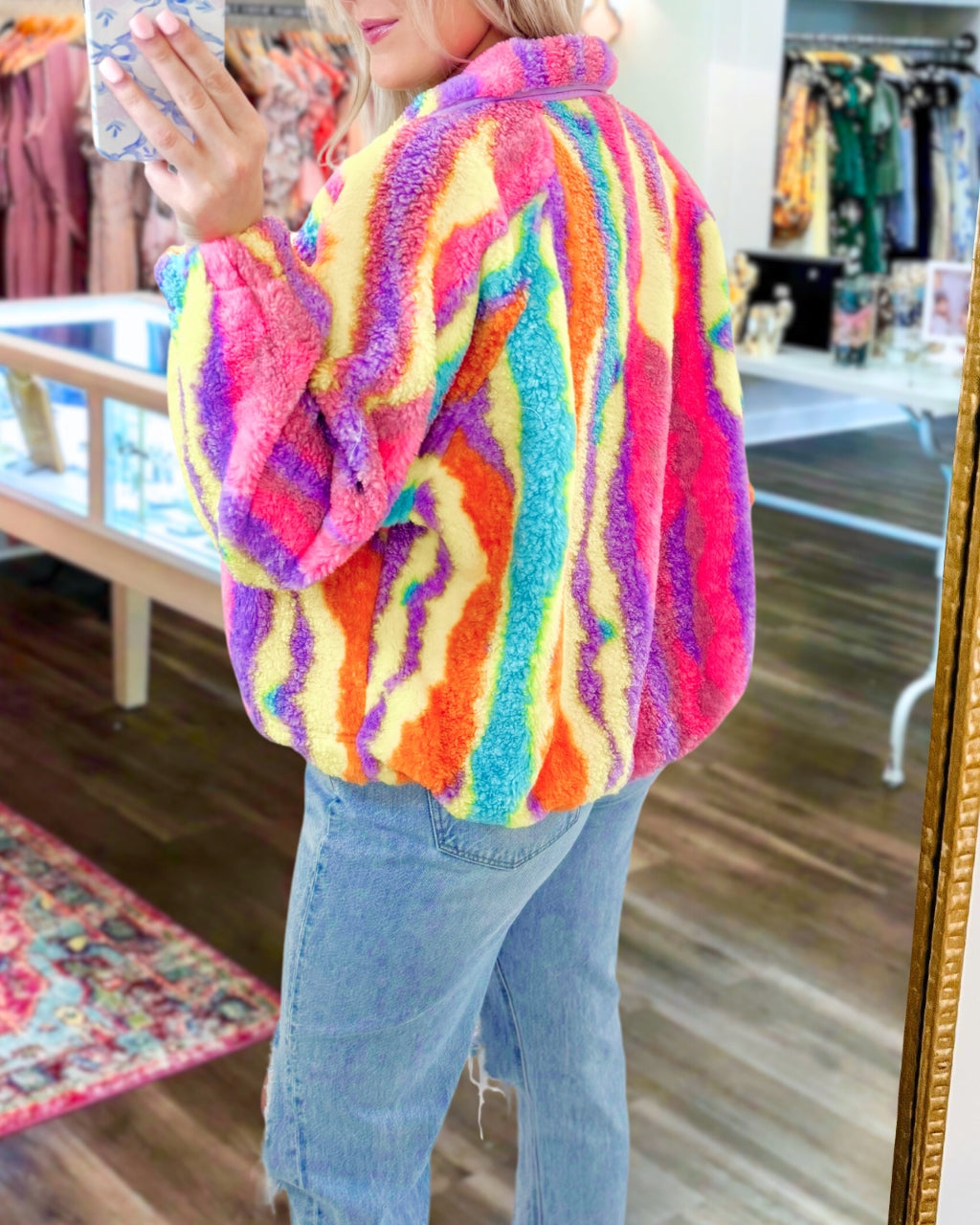 Colorful Teddy Jacket