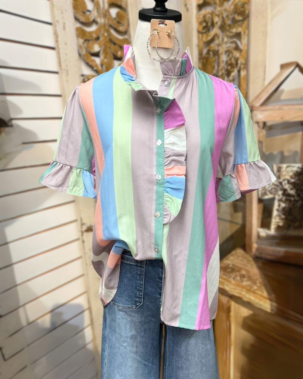 Playful Striped Shirt