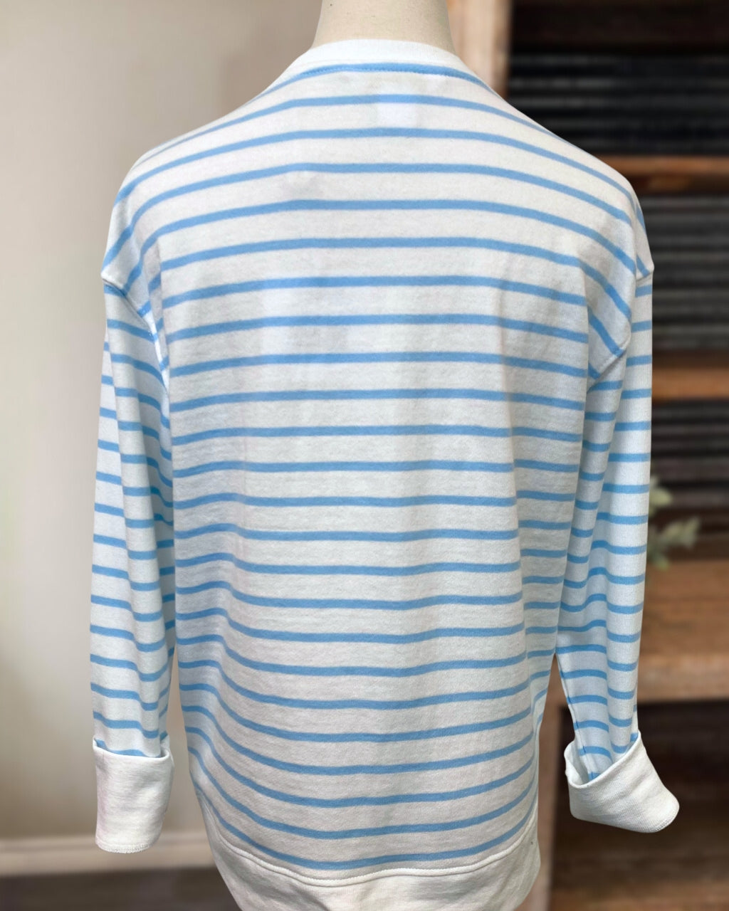 Salty Striped Sweatshirt