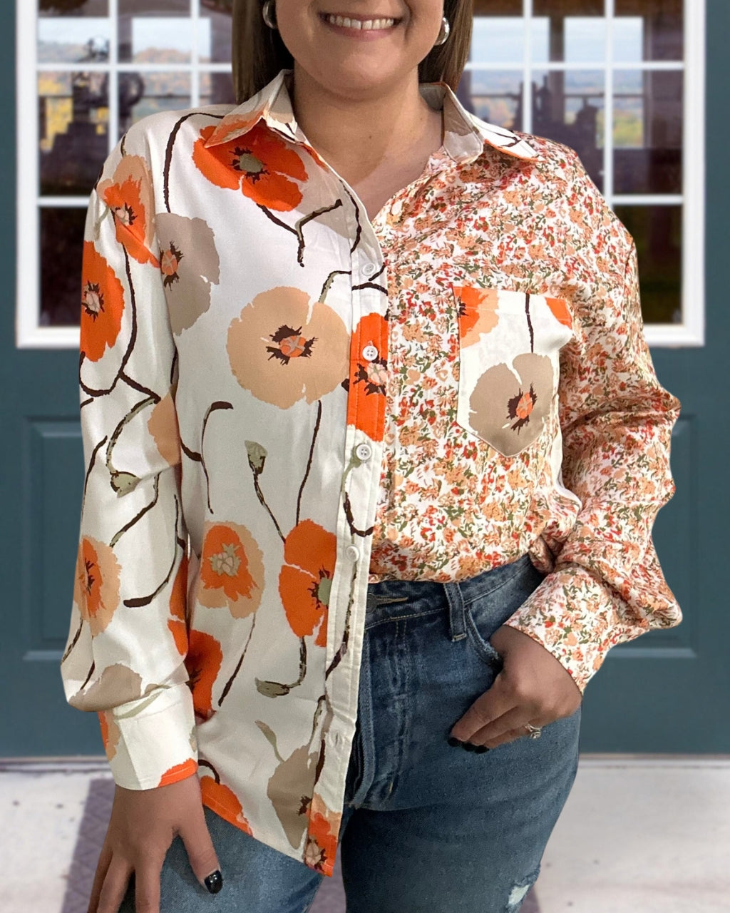 Mix Vibrant Bloom Blouse