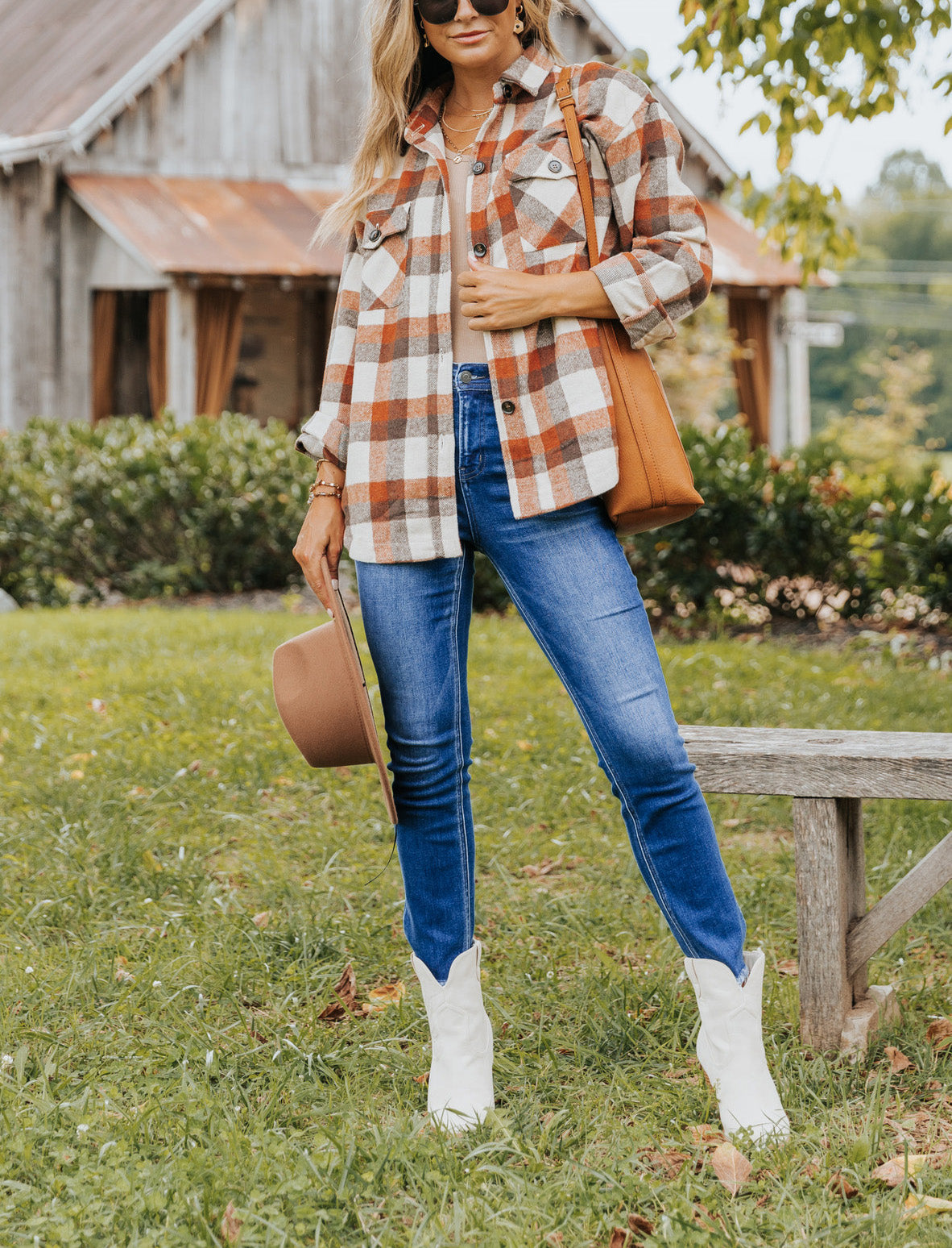 Pumpkin Plaid Jacket