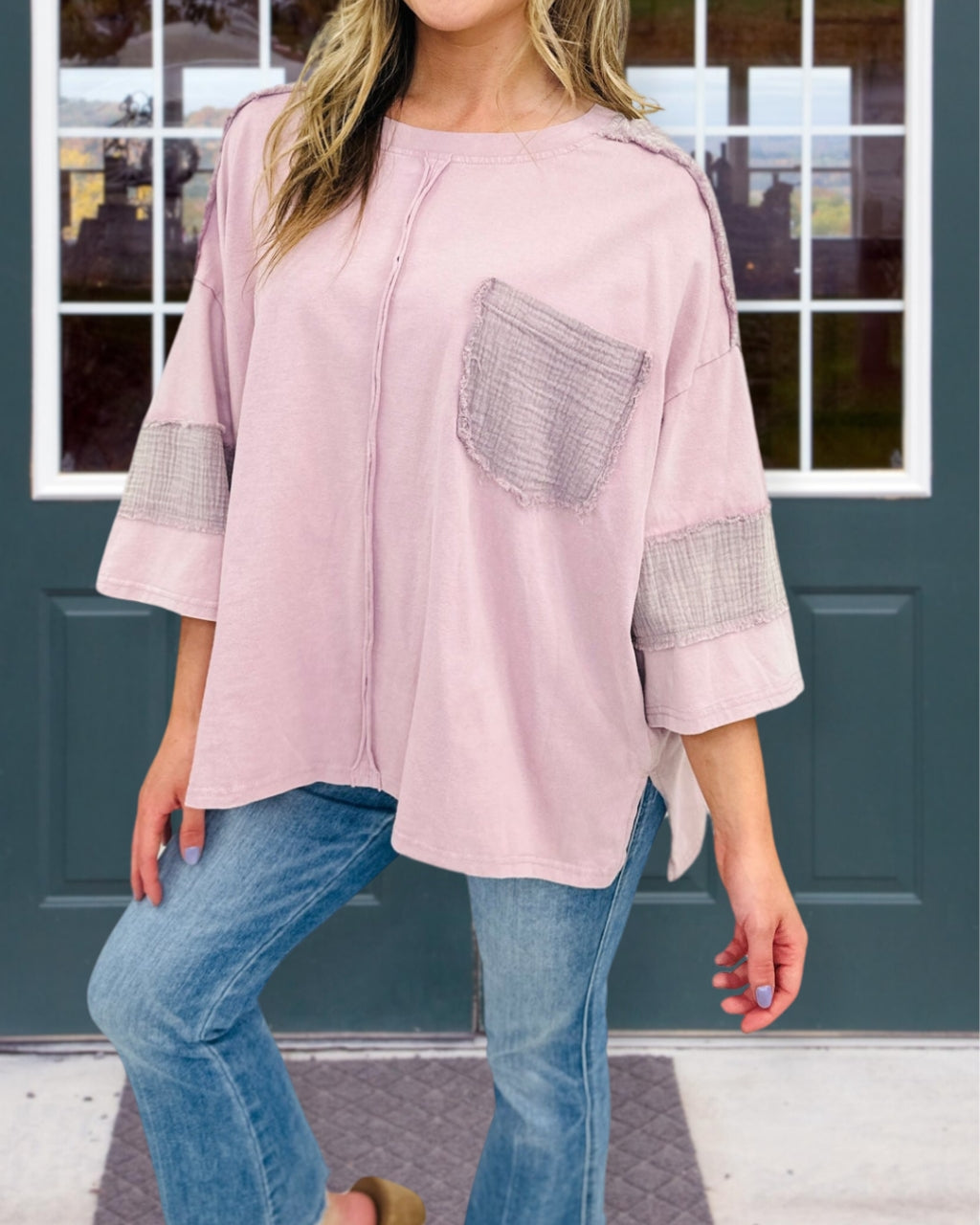 Flowy of Nostalgia Oversize Top