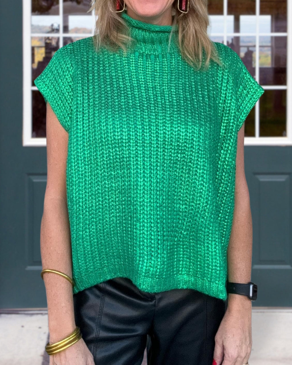 Metallic Foiled Sweater