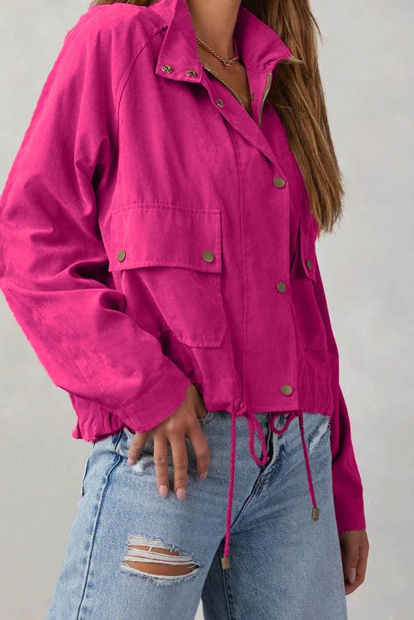 Suede-Like Lightweight Jacket