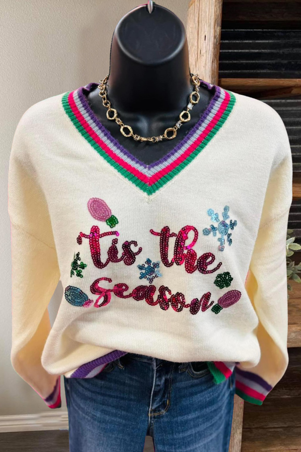 Tis the Season Sequin Sweater