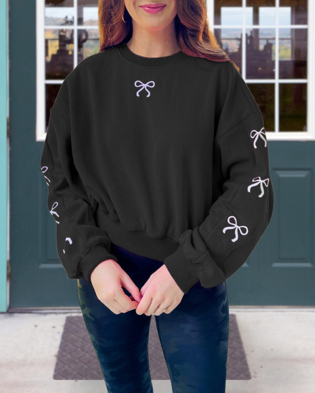 Bowknot Playful Sweatshirt