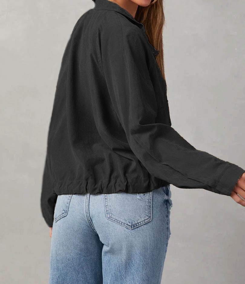 Suede-Like Lightweight Jacket