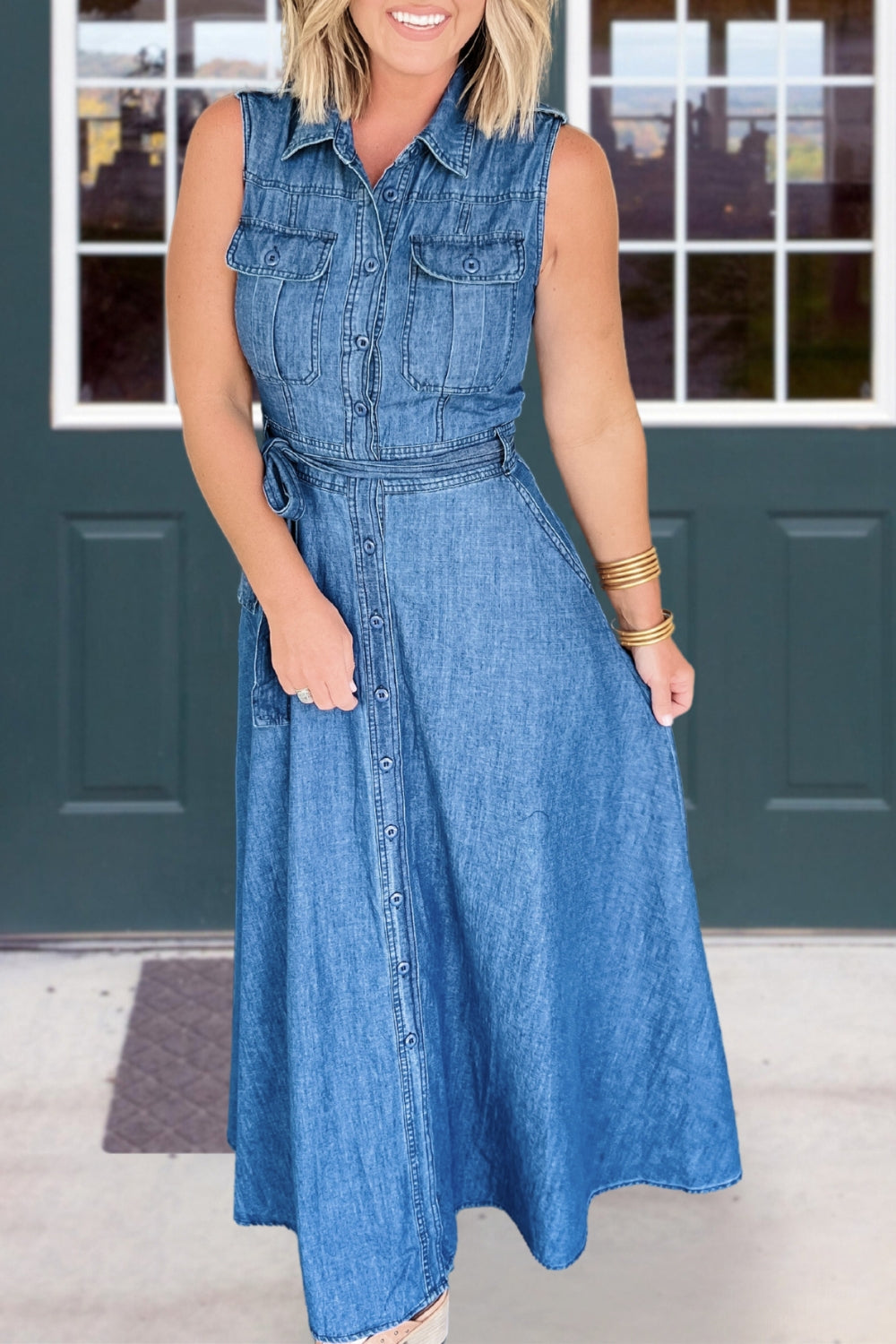 Day Out Denim Maxi Dress