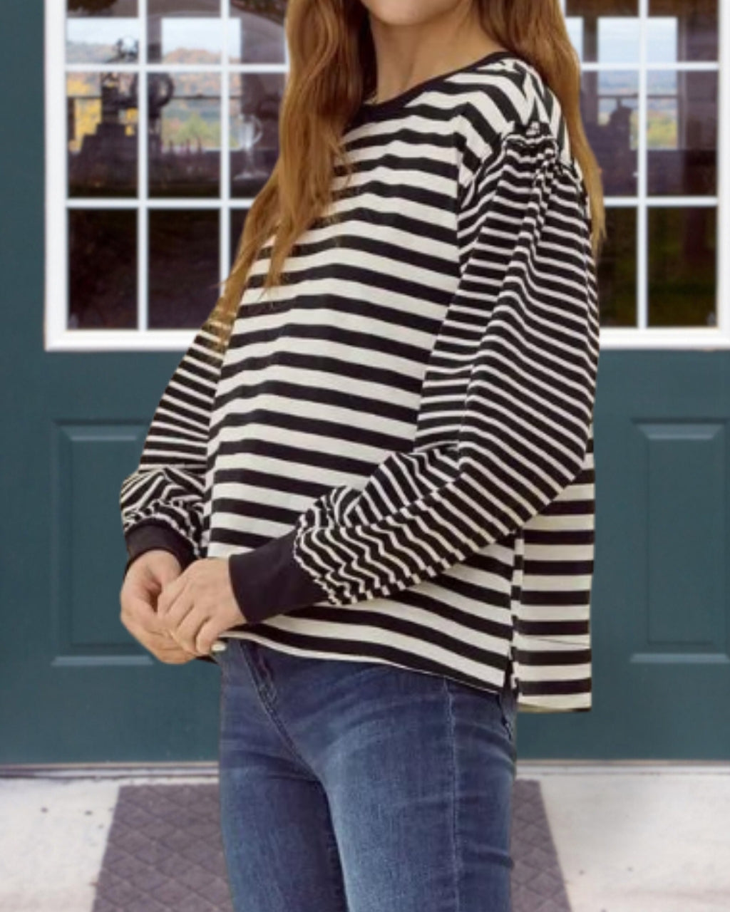 Mixed Stripe Pullover