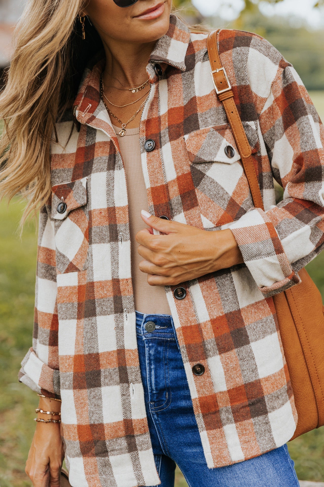 Pumpkin Plaid Jacket