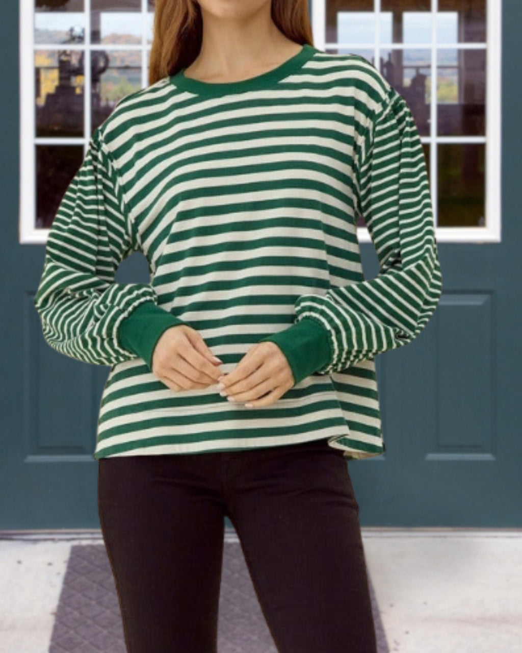 Mixed Stripe Pullover