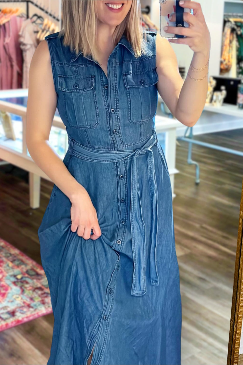 Day Out Denim Maxi Dress