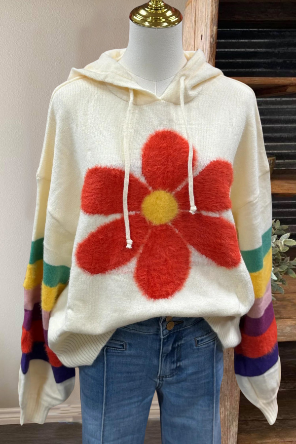 Vibrant Blossom Hoodie