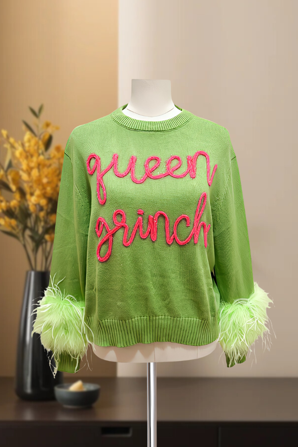 Grinch Feathers Sweatershirt