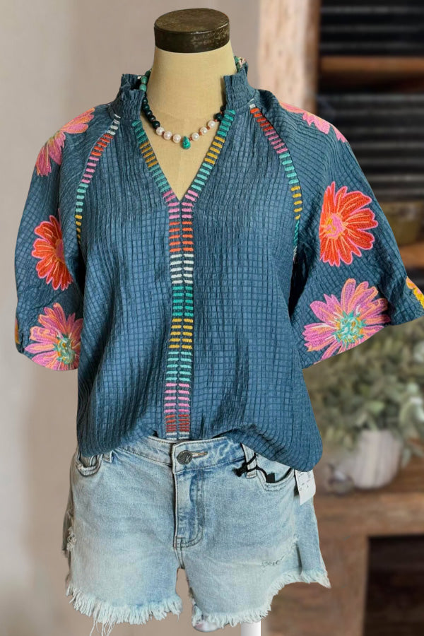 Floral Symphony Blouse