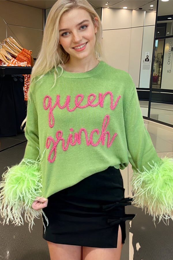 Grinch Feathers Sweatershirt